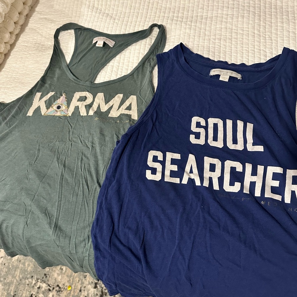 2x Spiritual Gangster Tanks Size S